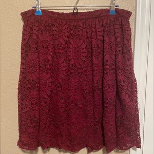 XL Red Skirt